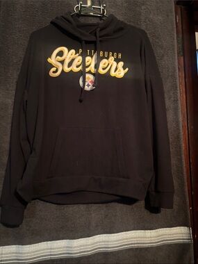 NFL Pittsburgh Steelers Black and Yellow Crewneck Sweatshirt